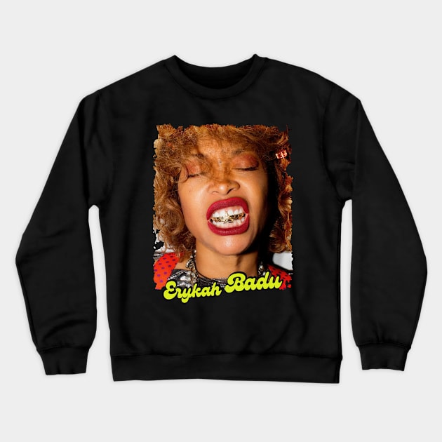 Erykah Badu | RNB Crewneck Sweatshirt by OcaSign